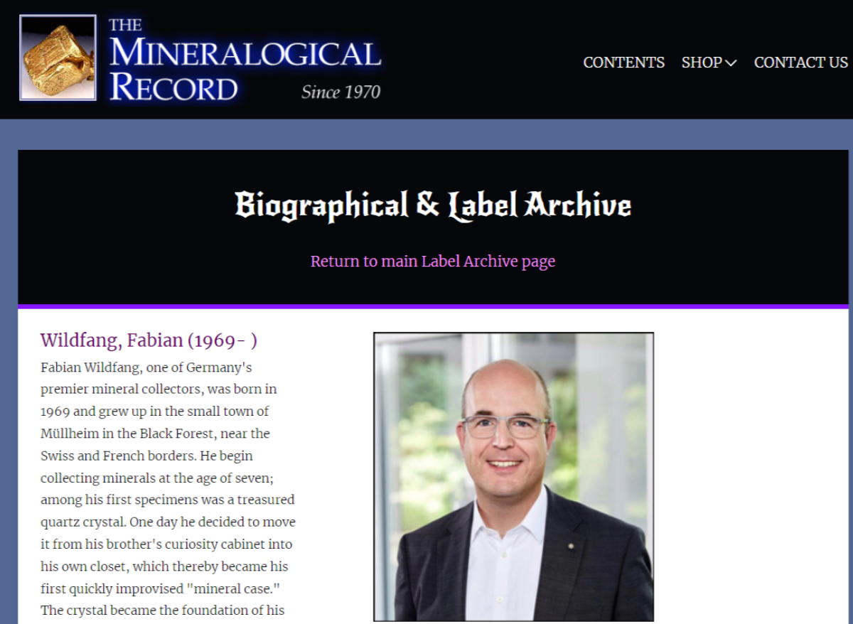 The MR Biographical Archive